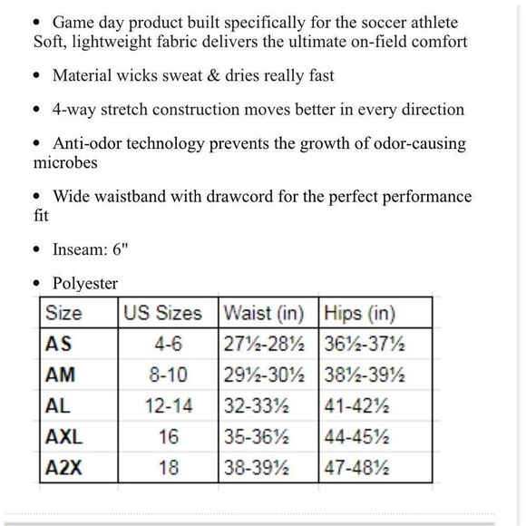 Under Armour Women’s Golazo 2.0 Shorts! - Picture 9 of 10